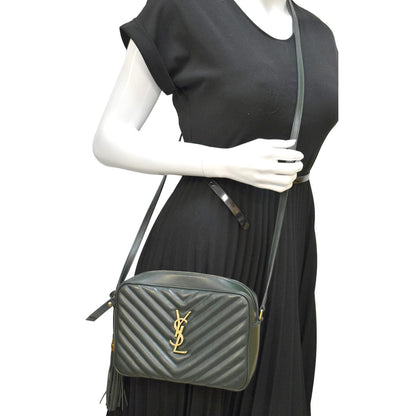 Saint Laurent Lou Leather Red Crossbody Style 8