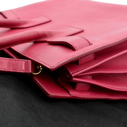 Saint Laurent Sac De Jour Leather Red Shoulder Bag Style 3