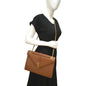 Saint Laurent Envelope Leather Red Shoulder Bag Style 10