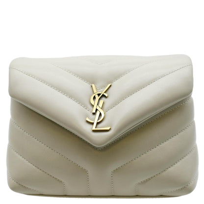 Saint Laurent Loulou Leather Red Crossbody Style 4
