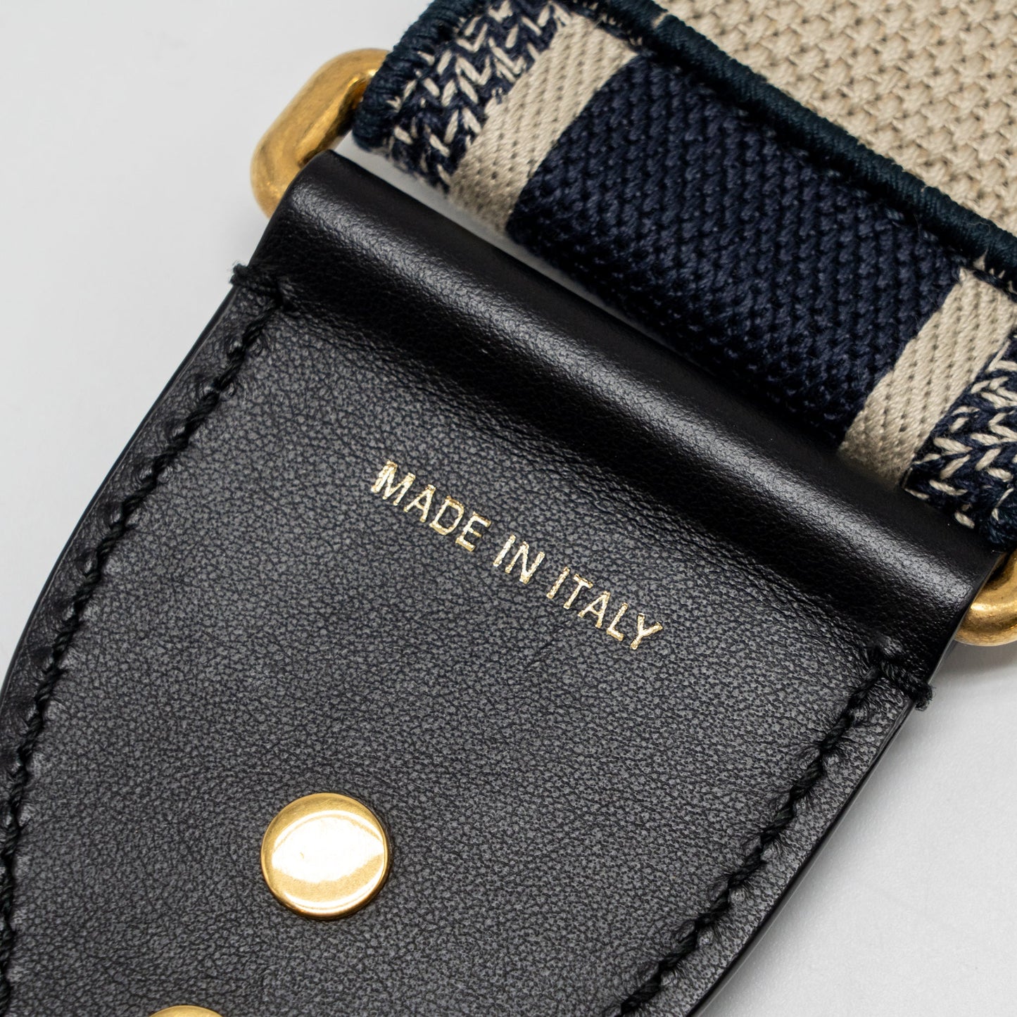 Dior shoulder strap oblique canvas blue