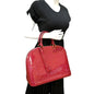 Louis Vuitton Alma GM Monogram Vernis Leather Satchel Bag Red