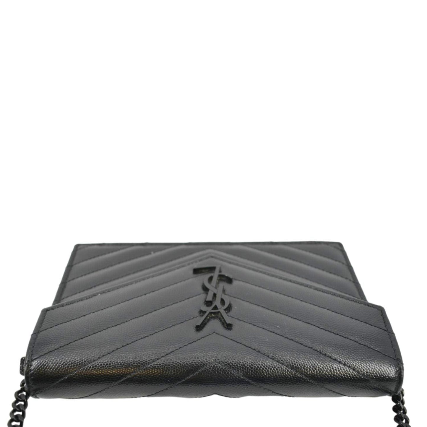 Saint Laurent Envelope Leather Black Crossbody Style 3