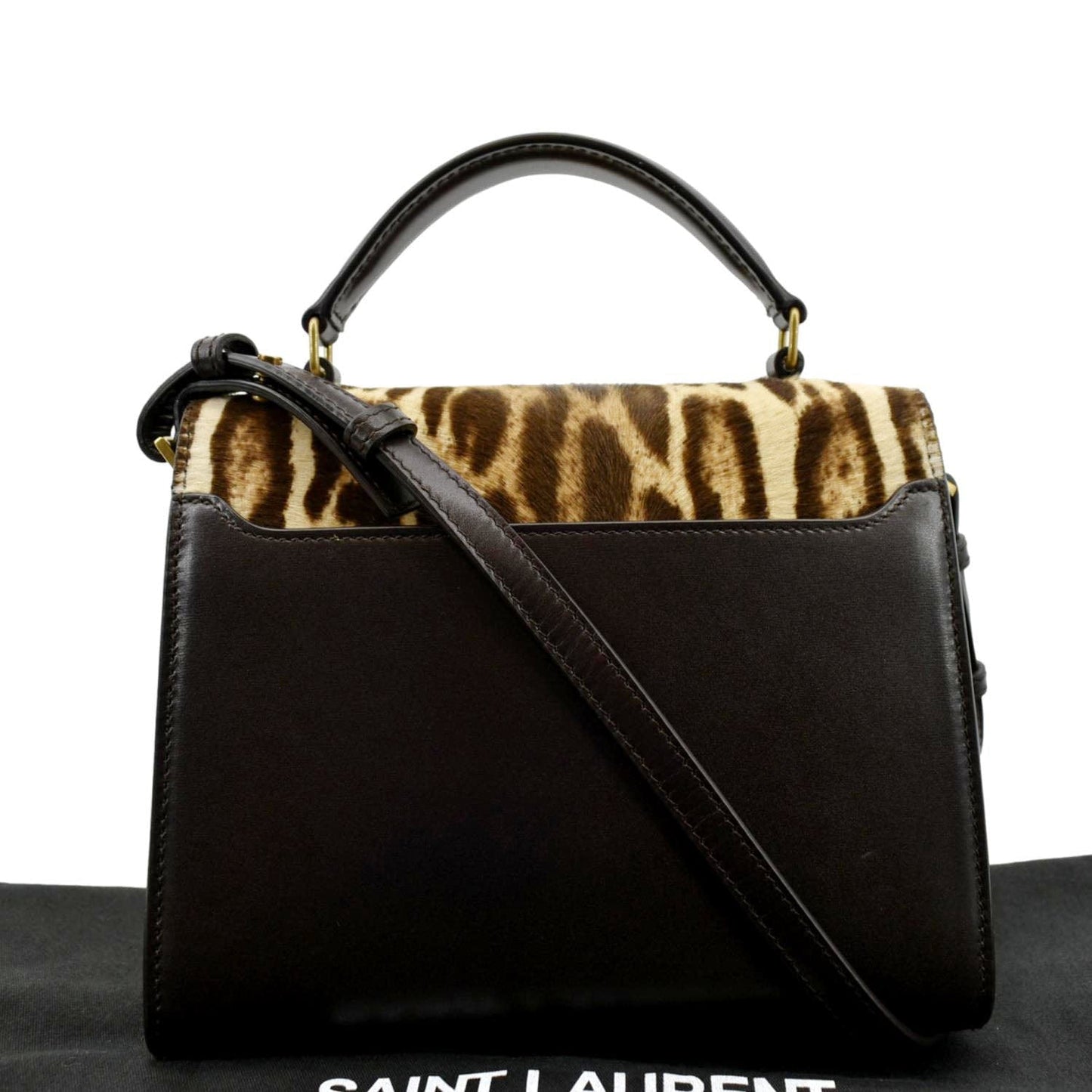 Saint Laurent Cassandra Canvas Red Shoulder Bag