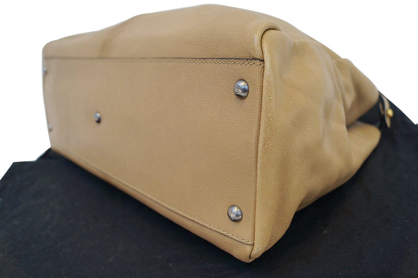 Fendi Peekaboo Leather Brown Handbag