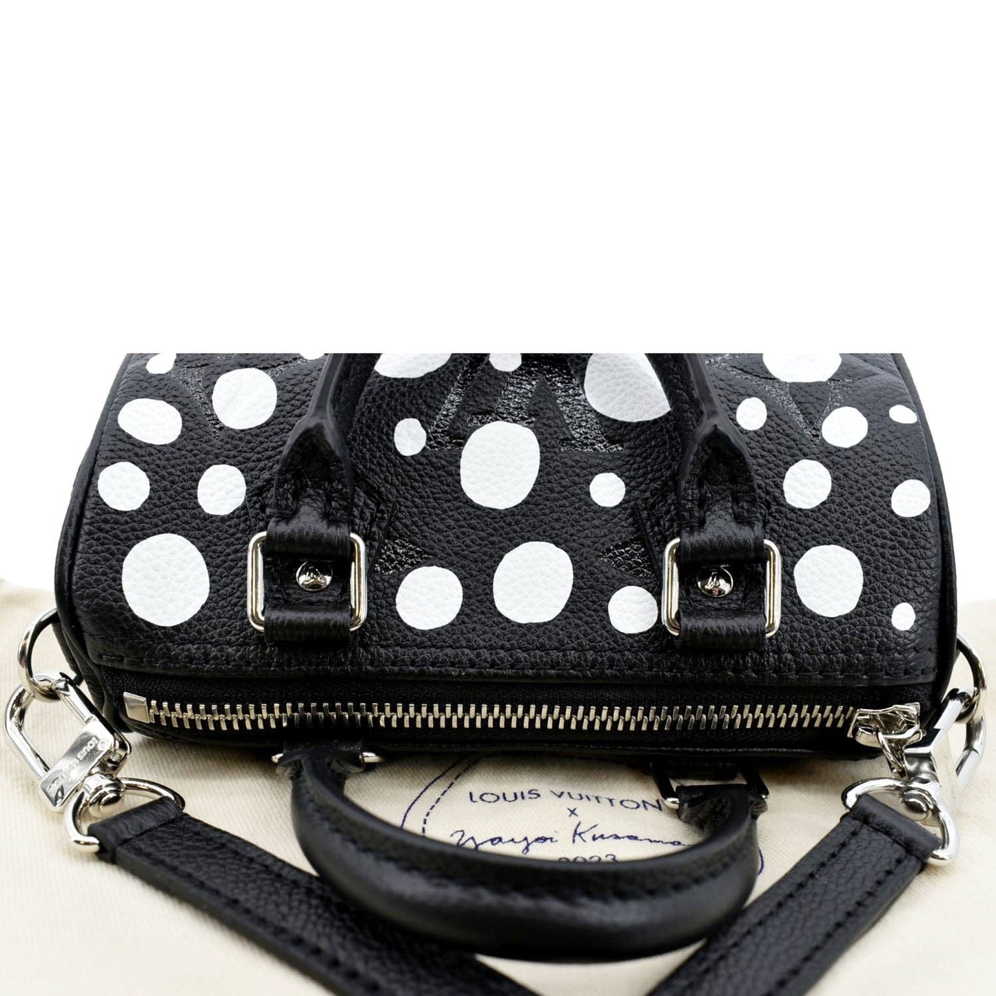 Louis Vuitton LV x YK Nano Monogram Empreinte Leather Shoulder bag Black/Bicolor