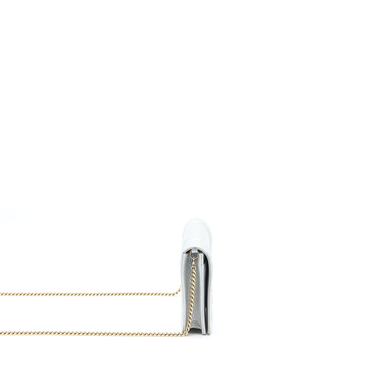 Dior Diorama Wallet on Chain Calfskin Silver