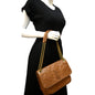 Saint Laurent Niki Leather Brown Crossbody Style 2