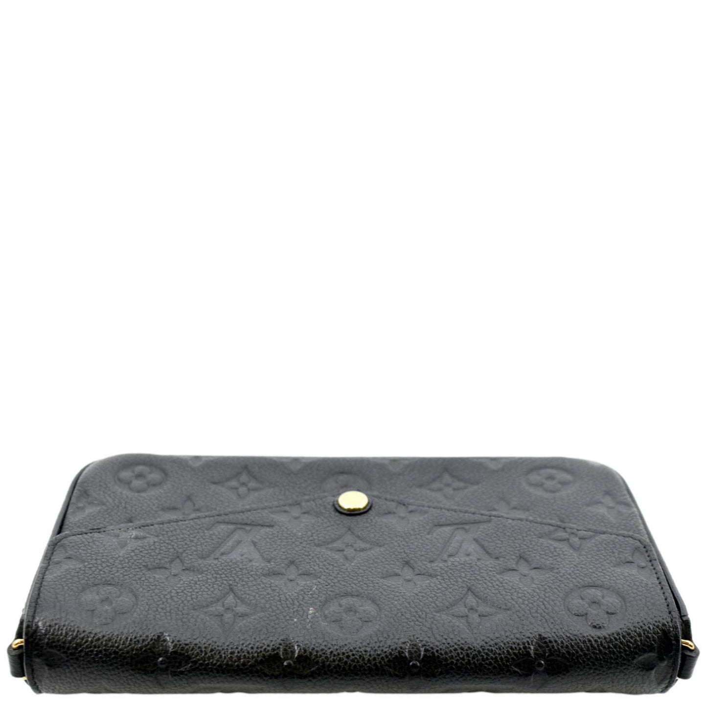 LOUIS VUITTON Felicie Monogram Empreinte Pochette Crossbody Bag Black