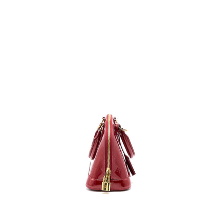 Louis Vuitton Alma BB Vernis Red GHW