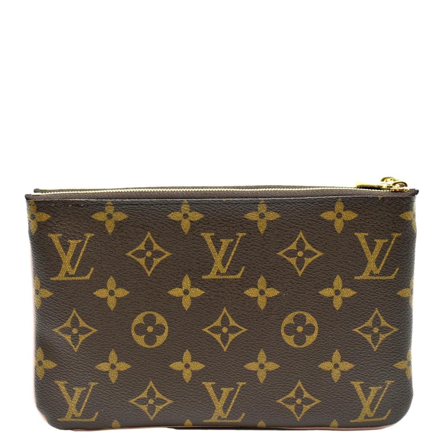 LOUIS VUITTON Vivienne Pochette Monogram Canvas Chain Crossbody Bag Brown