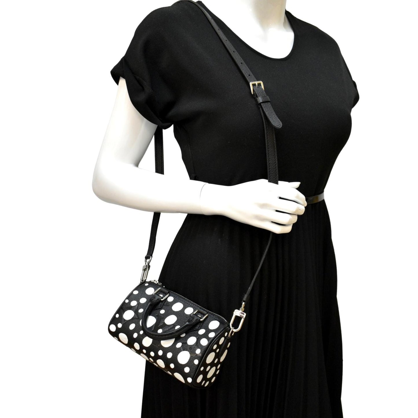 Louis Vuitton LV x YK Nano Monogram Empreinte Leather Shoulder bag Black/Bicolor
