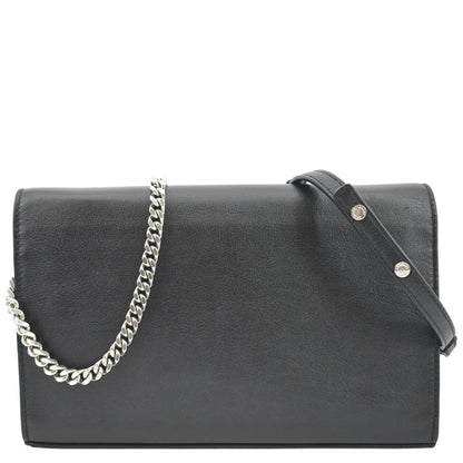 Saint Laurent Kate Leather Black Shoulder Bag Style 11