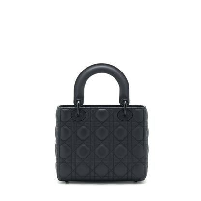 Dior Small Lady Dior Tote Purse so black