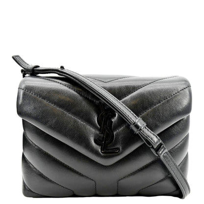 Saint Laurent Loulou Leather Black Crossbody Style 7