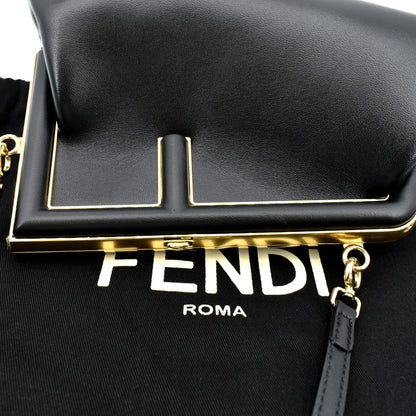 Fendi Fendi First Leather Black Shoulder Bag