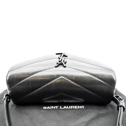 Saint Laurent Loulou Leather Black Crossbody Style 7