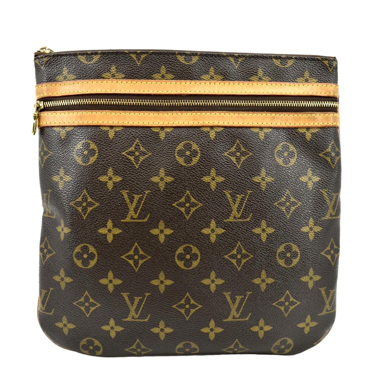 LOUIS VUITTON Bosphore Pochette Monogram Canvas Shoulder Bag Brown (35004 - SYB )