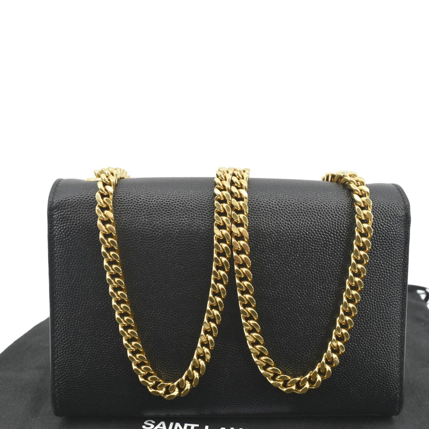 Saint Laurent Kate Leather Black Shoulder Bag Style 10