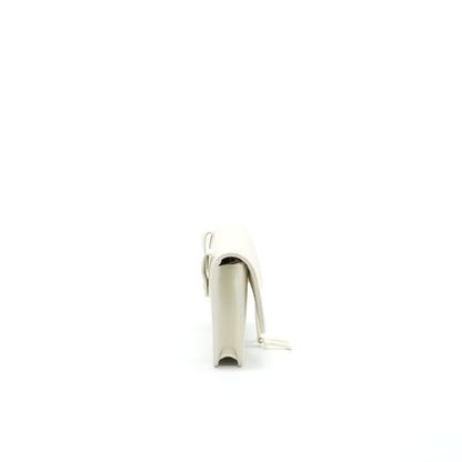 Dior Saddle Belt Pouch White
