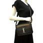 Saint Laurent Solferino Leather Black Crossbody Leather
