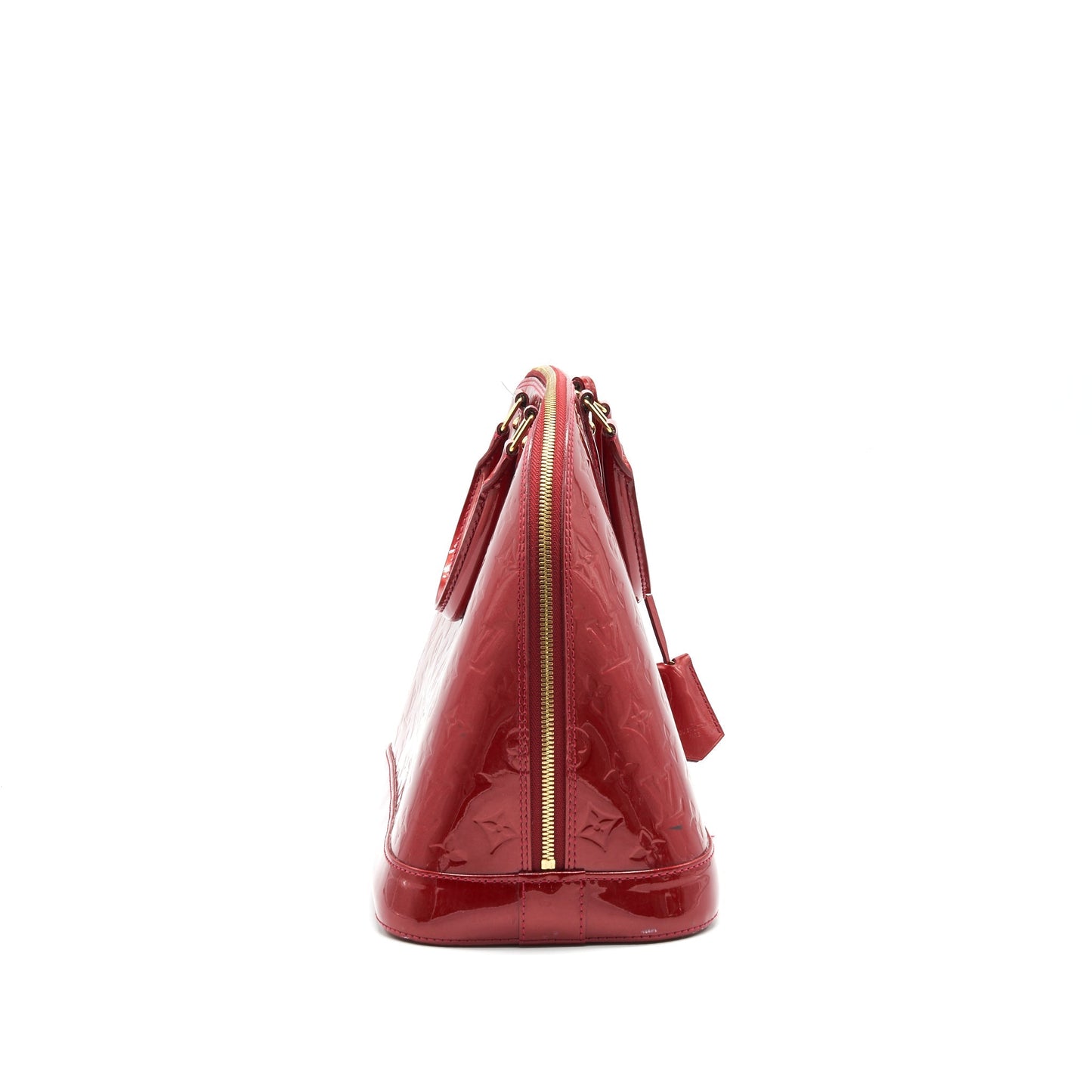 Louis Vuitton Alma GM Patent leather Red