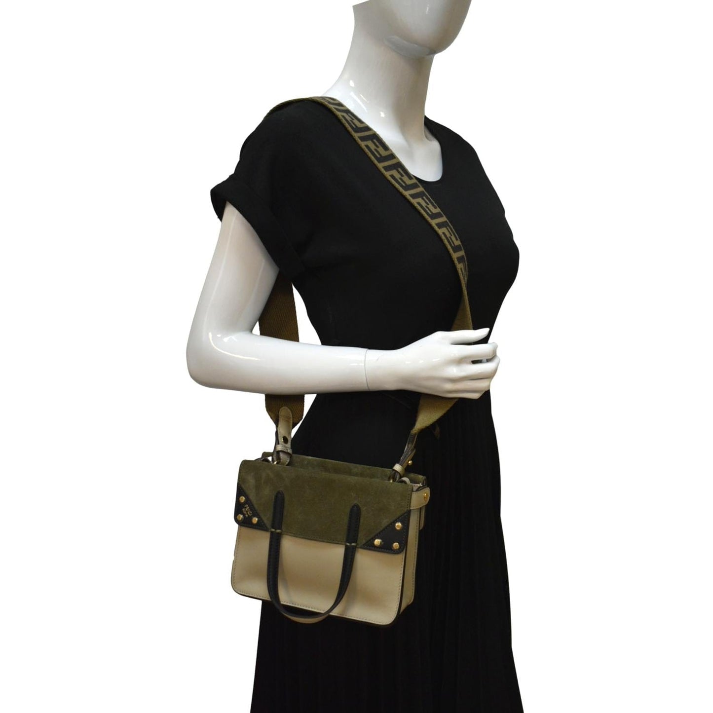 Fendi Mini Leather Red Crossbody Leather