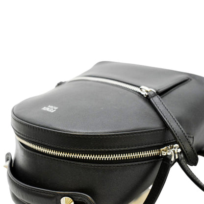 Fendi Dotcom Leather Red Shoulder Bag Leather