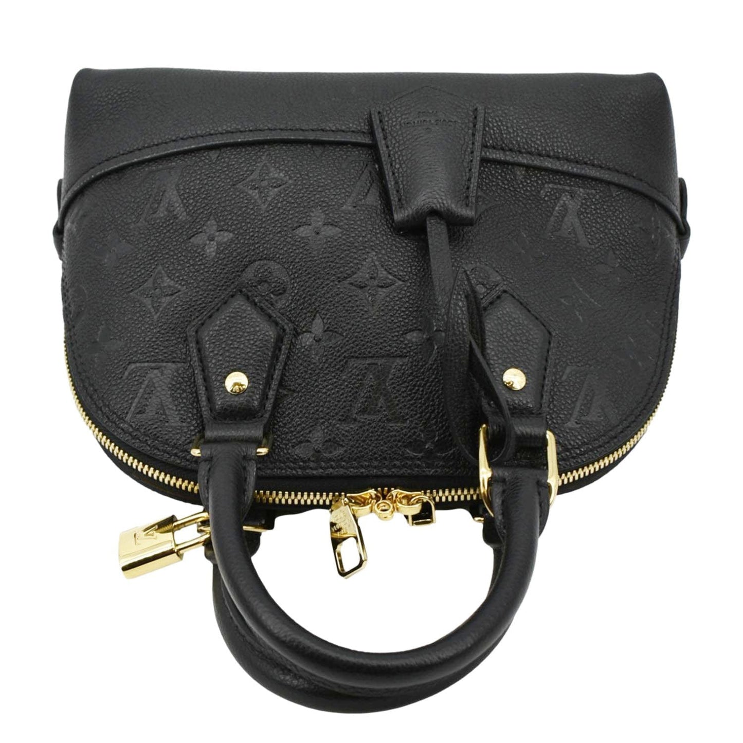 LOUIS VUITTON Neo Alma BB Monogram Empreinte Crossbody Bag Black