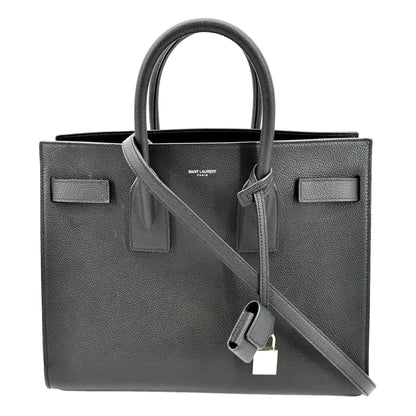 Saint Laurent Sac De Jour Leather Black Shoulder Bag Style 2