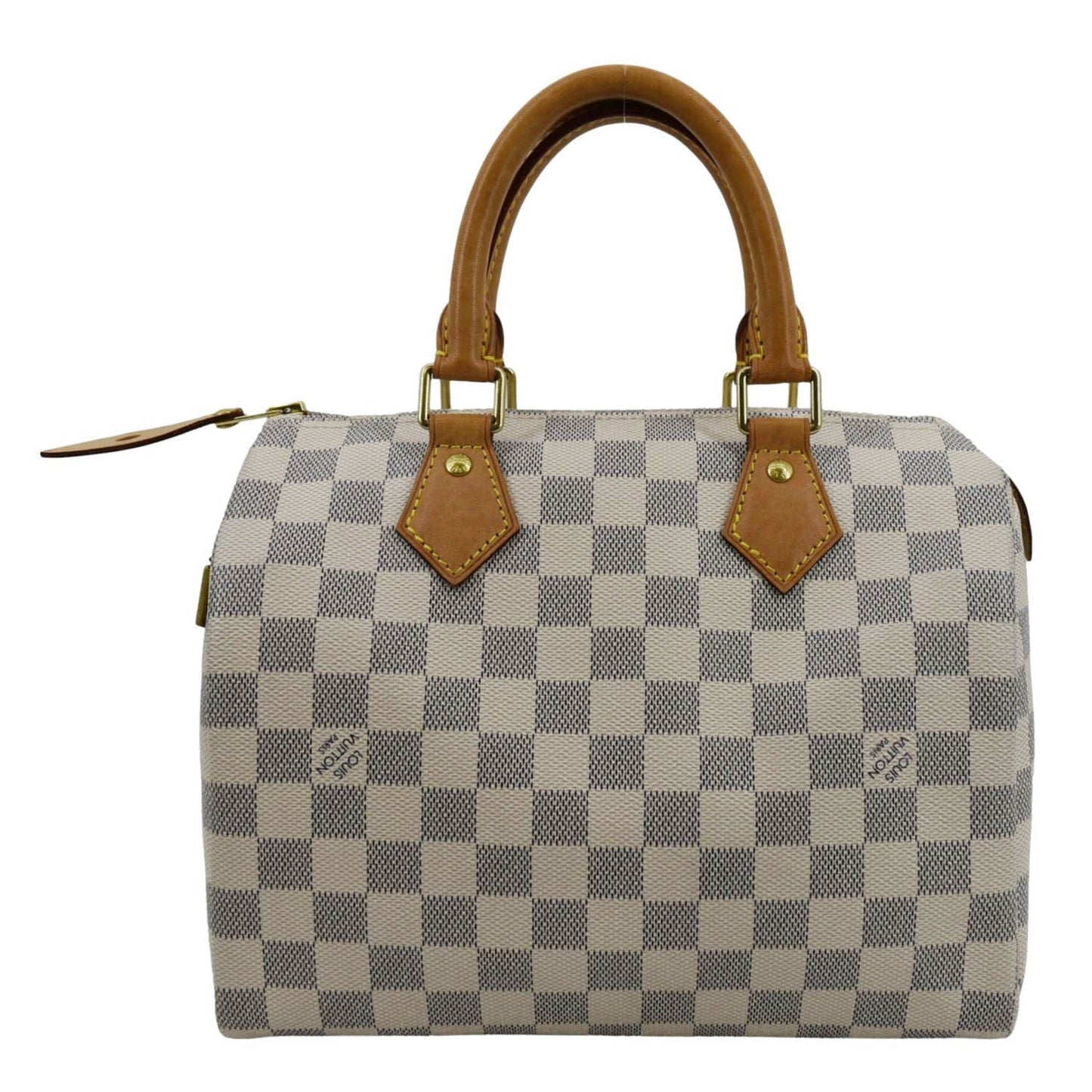 LOUIS VUITTON 25 Damier Azur Shoulder Bag White