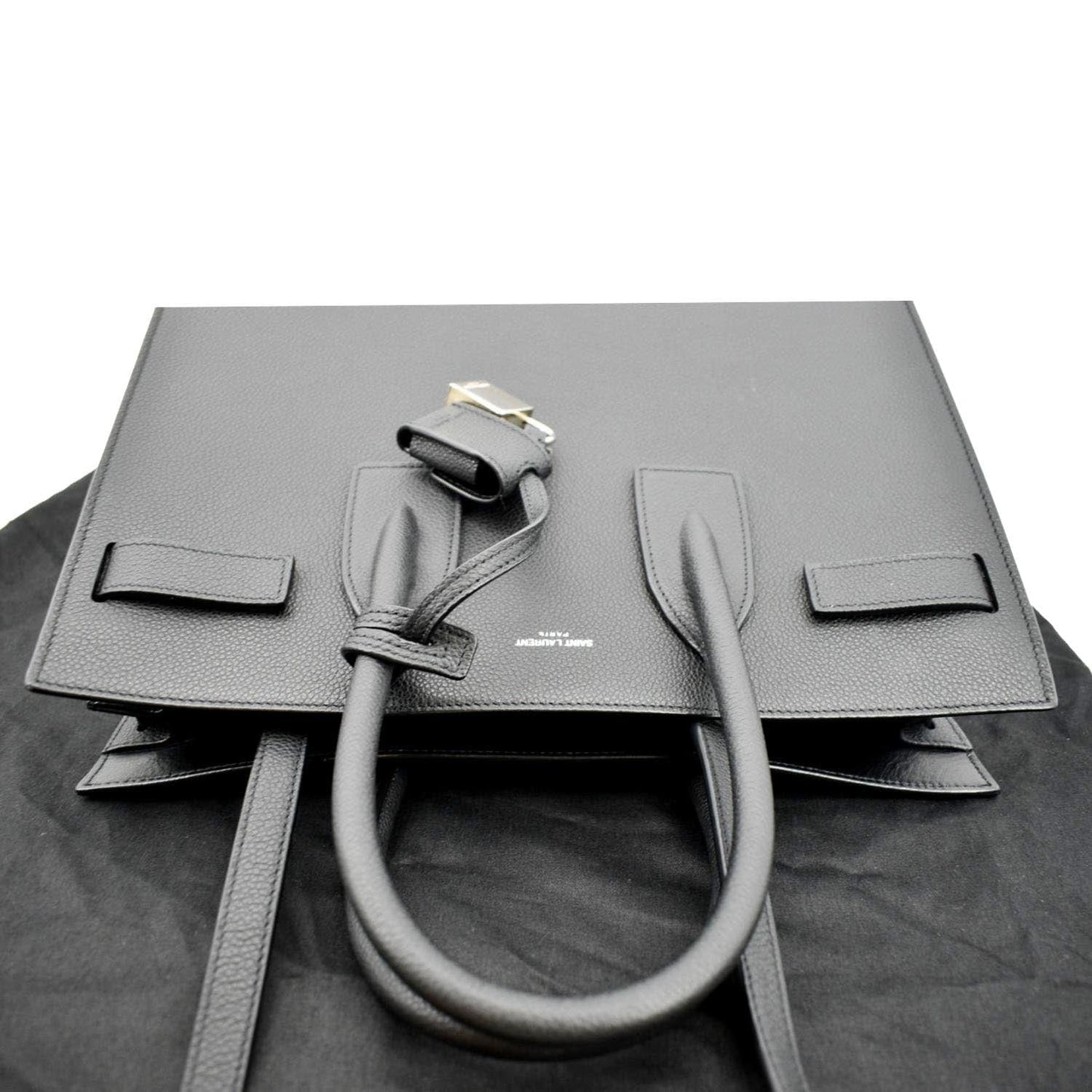 Saint Laurent Sac De Jour Leather Black Shoulder Bag Style 2
