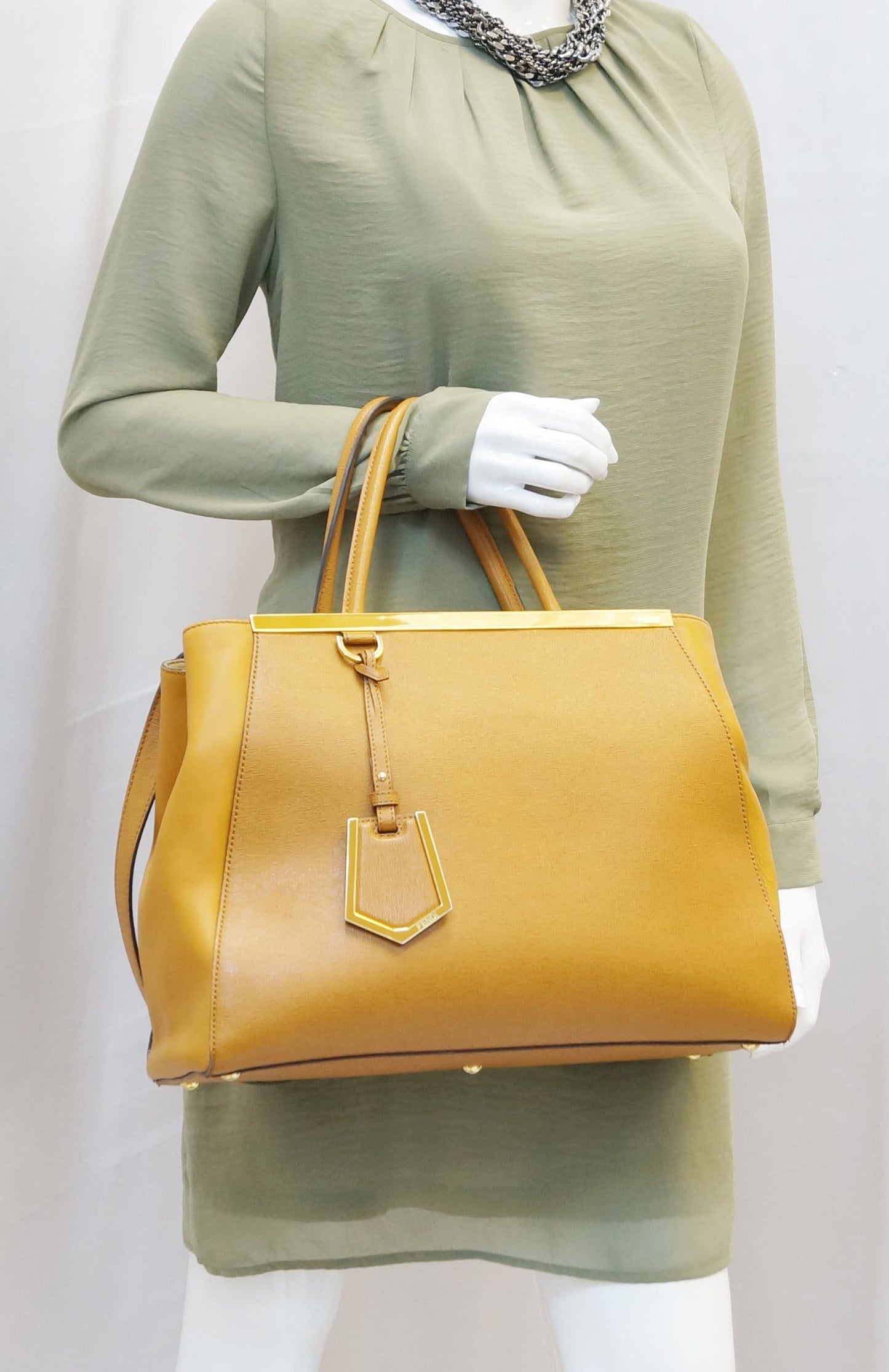 Fendi Leather Red Shoulder Bag Style 21