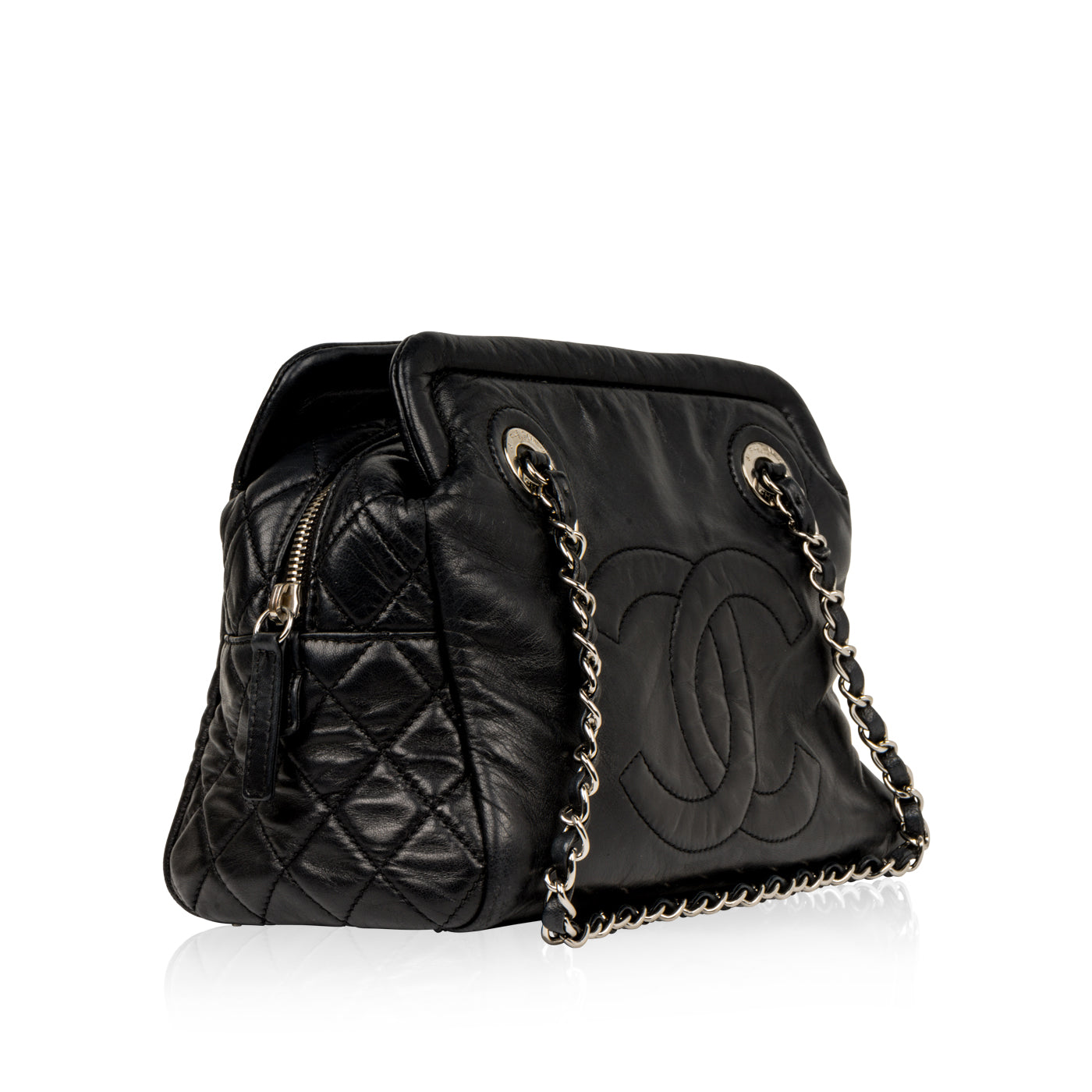 Chanel Timeless Lambskin Black Tote Bag Style 3