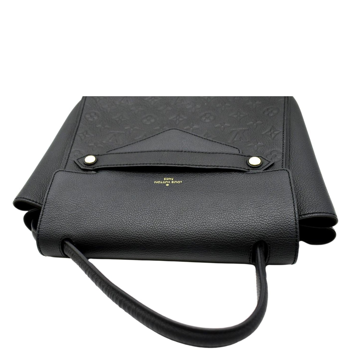 LOUIS VUITTON Trocadero Monogram Empreinte Leather Shoulder Bag Black
