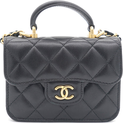 Chanel Classic Flap Quilted Leather Black Shoulder Bag