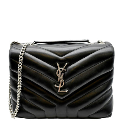 Saint Laurent Loulou Leather Black Shoulder Bag Style 9