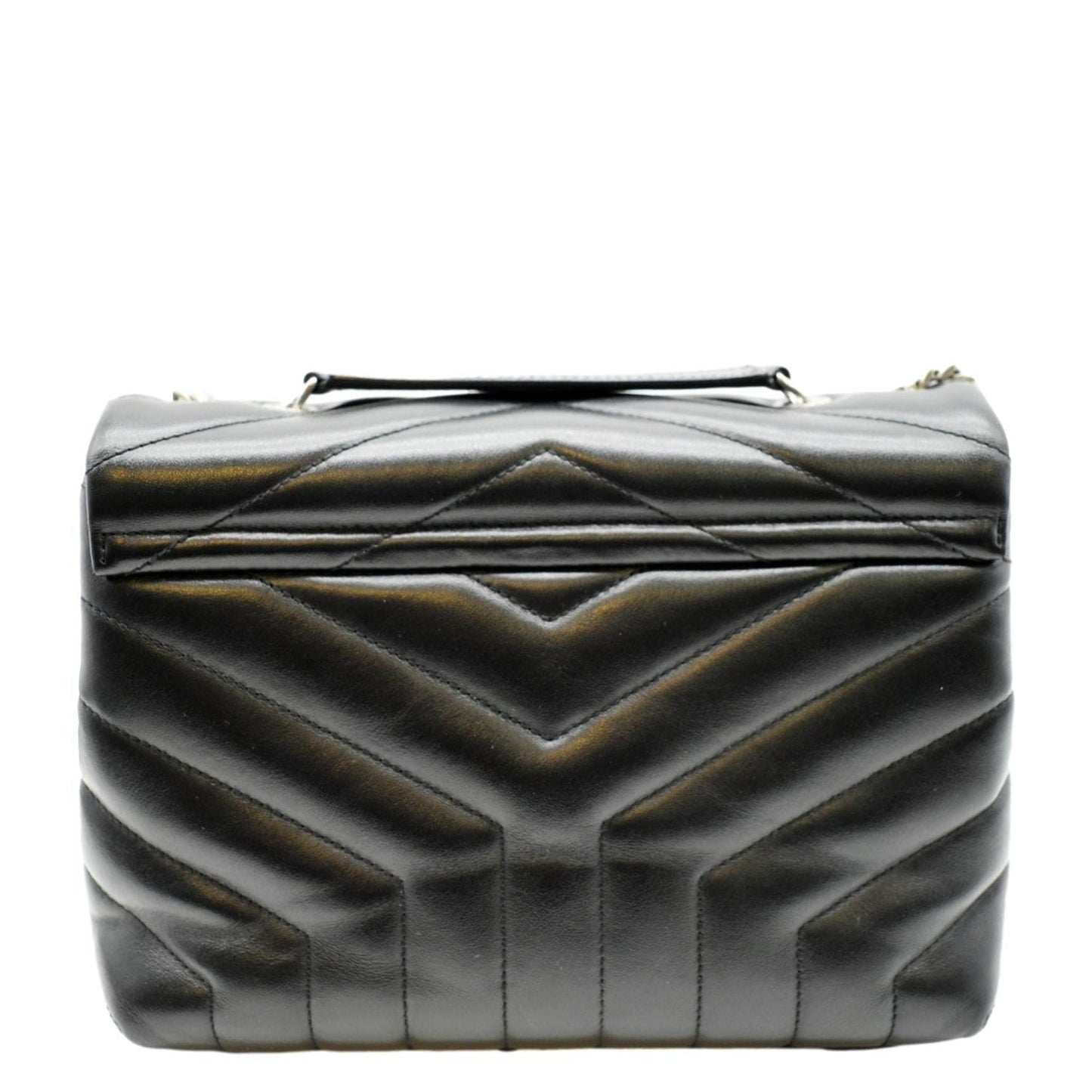 Saint Laurent Loulou Leather Black Shoulder Bag Style 9