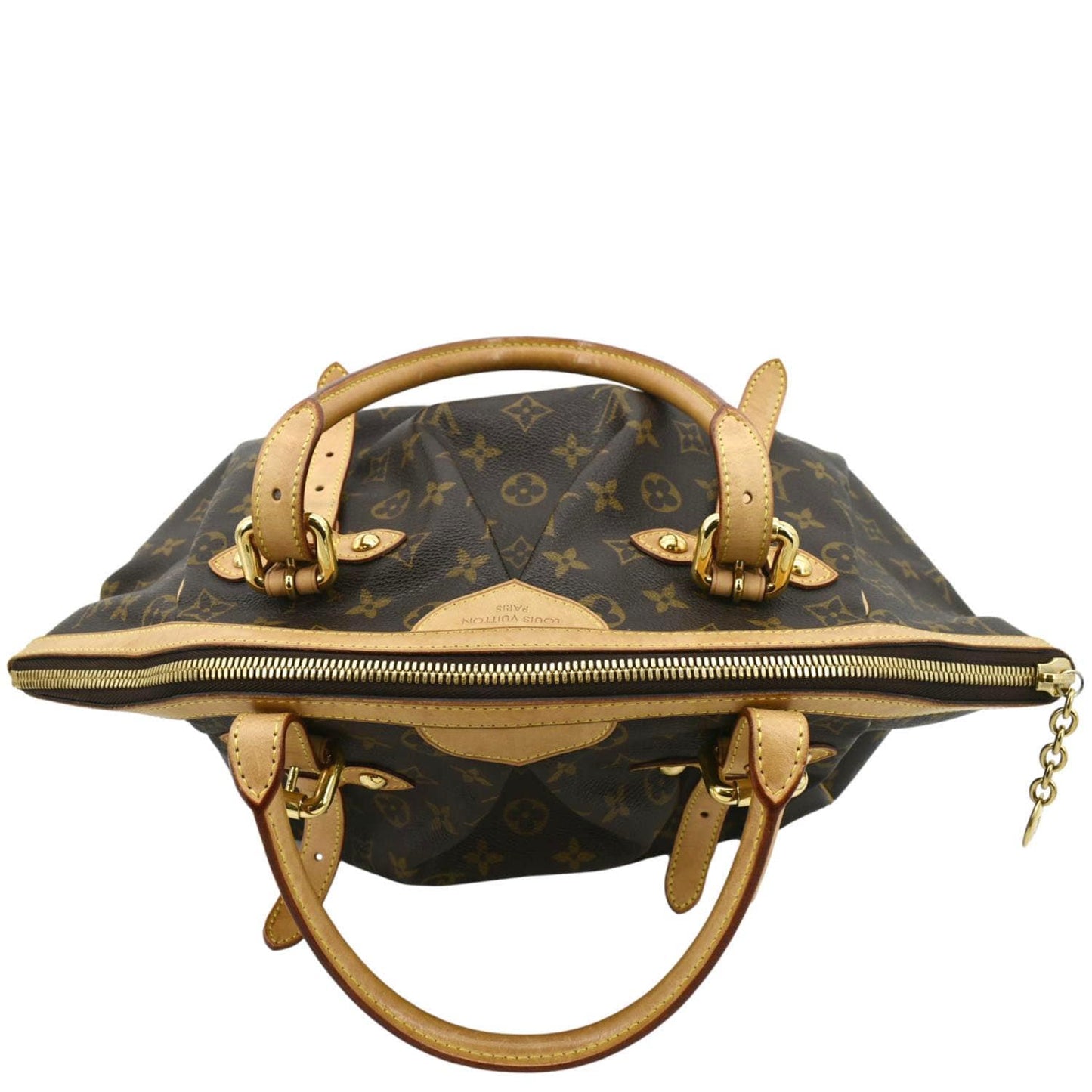 LOUIS VUITTON Tivoli GM Monogram Canvas Shoulder Bag Brown