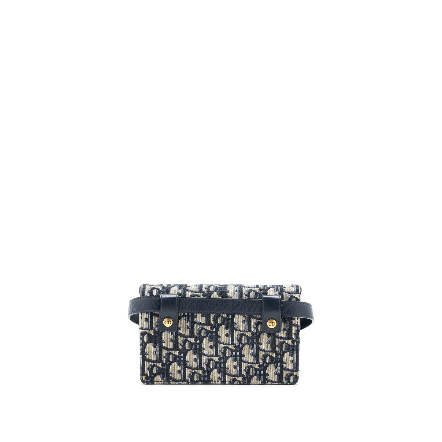 Dior Saddle Belt Pouch Blue Oblique Jacquard