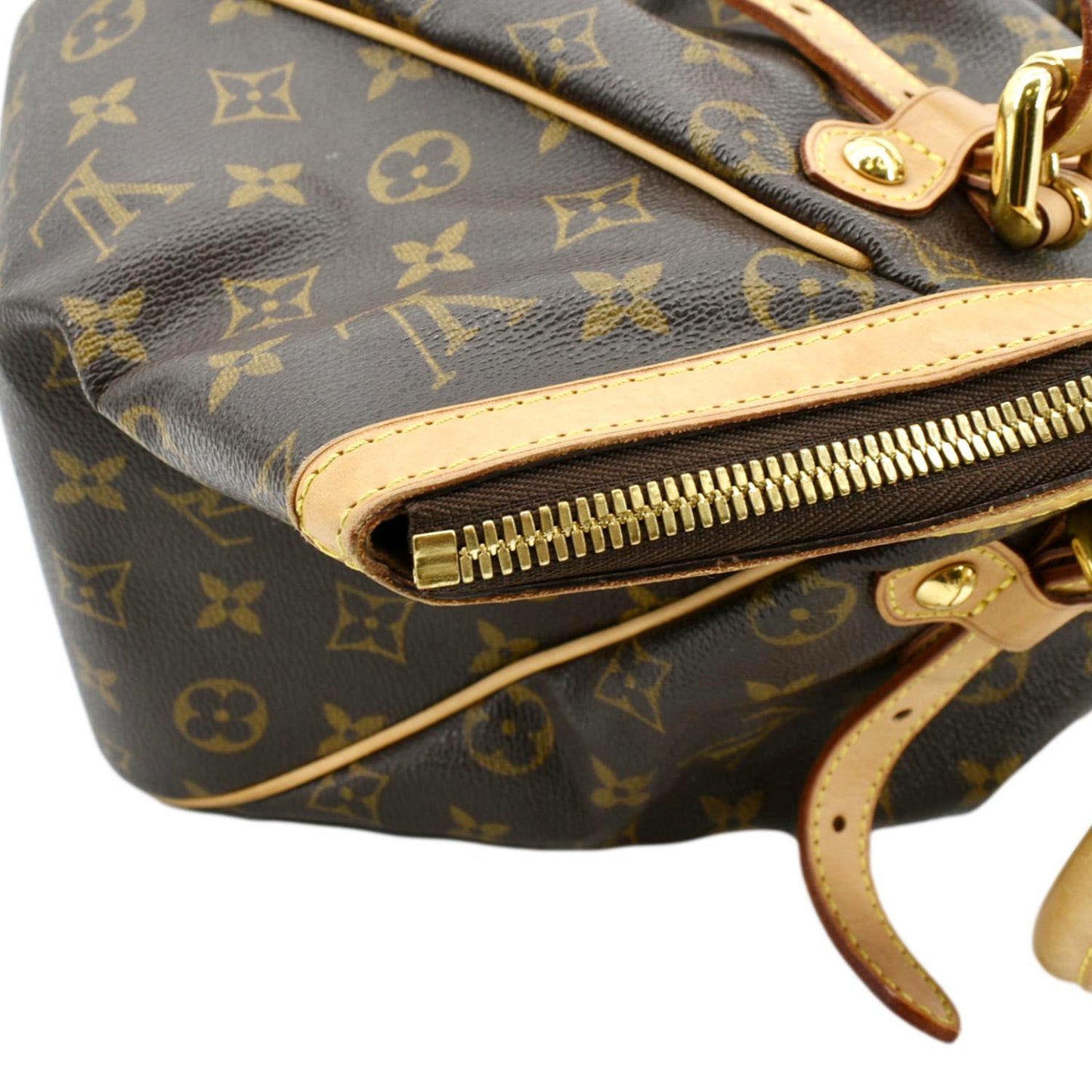 LOUIS VUITTON Tivoli GM Monogram Canvas Shoulder Bag Brown