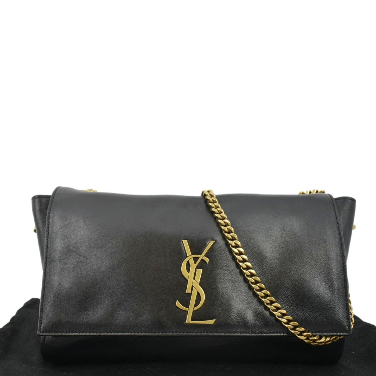 Saint Laurent Kate Leather Black Crossbody Style 18