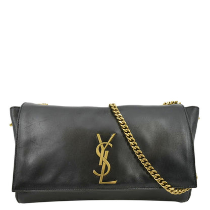 Saint Laurent Kate Leather Black Crossbody Style 18