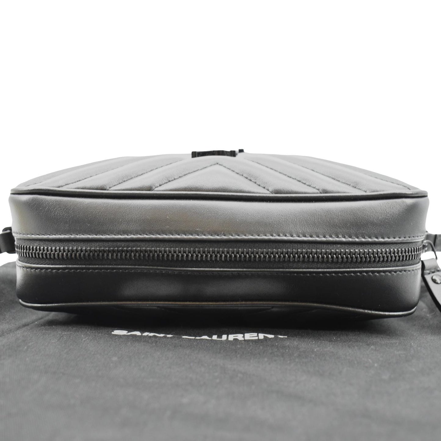 Saint Laurent Lou Leather Black Crossbody Style 19