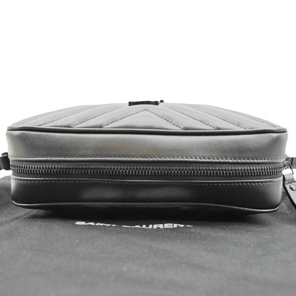 Saint Laurent Lou Leather Black Crossbody Style 19