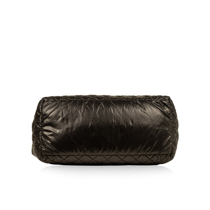 Chanel Shopping Tote Quilted Black Tote Bag Style 2