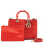 Dior Diorissimo Tote Purse Red