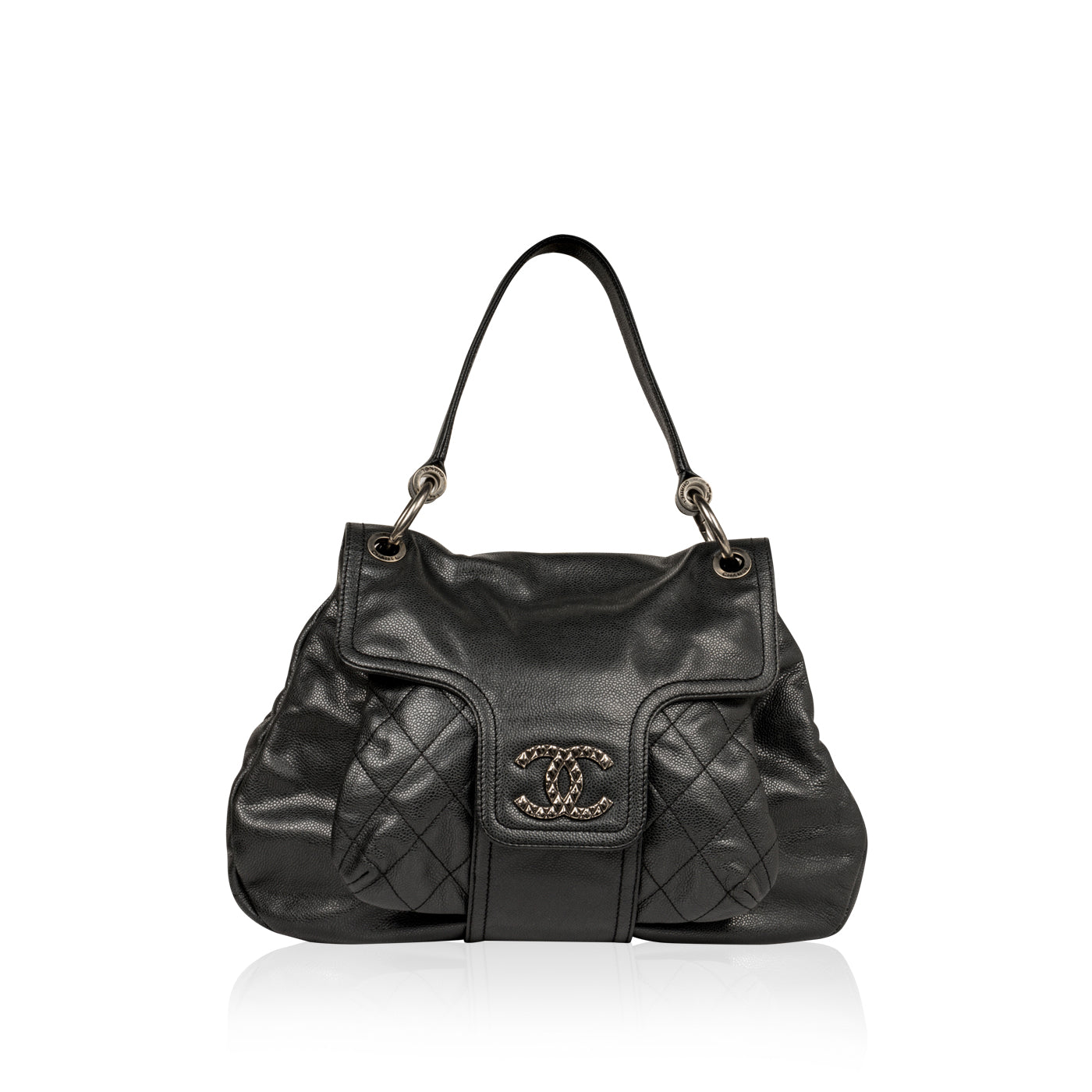 Chanel Luxury Caviar Black Tote Bag