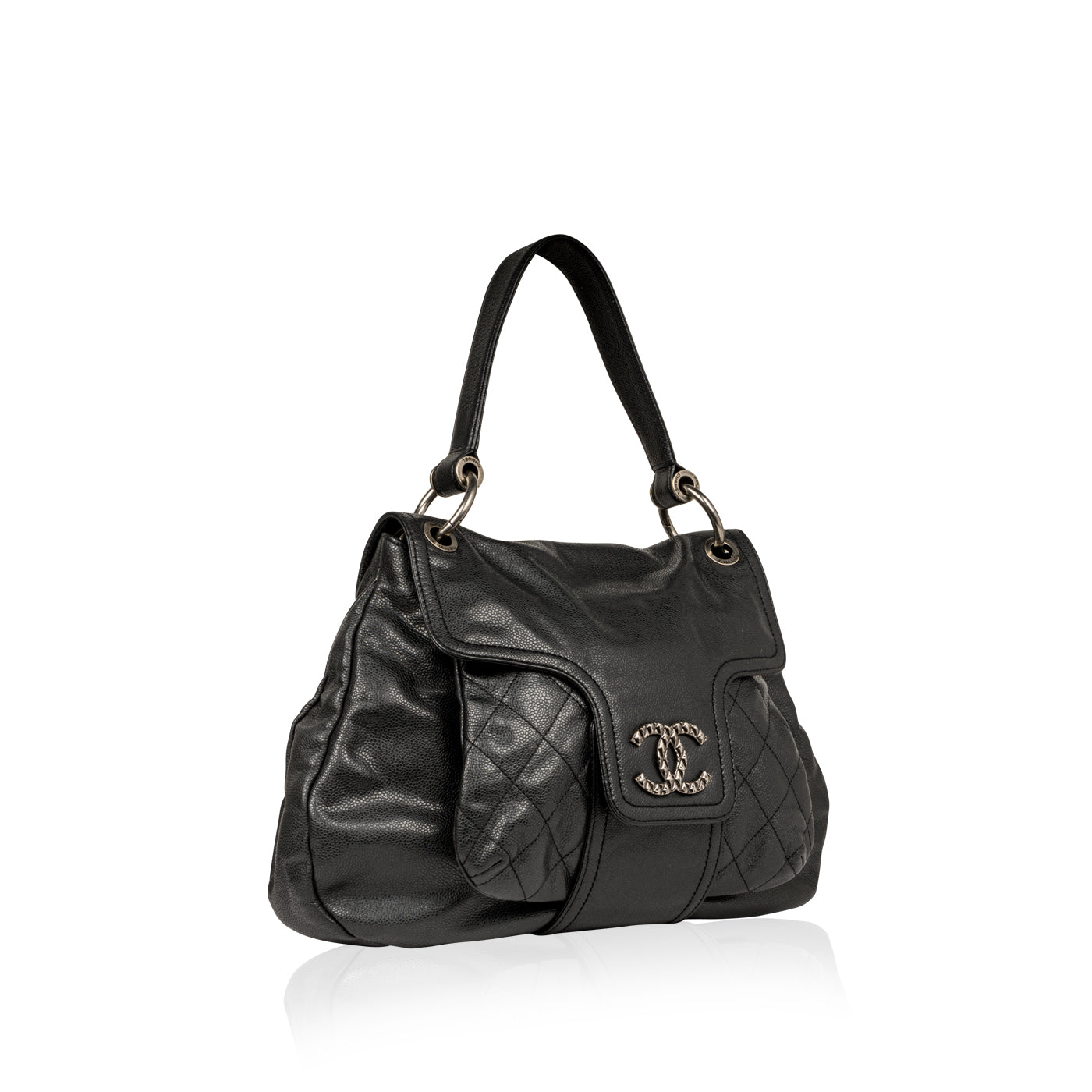 Chanel Luxury Caviar Black Tote Bag