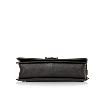 Chanel Boy Bag Quilted Black Shoulder Bag Quilted